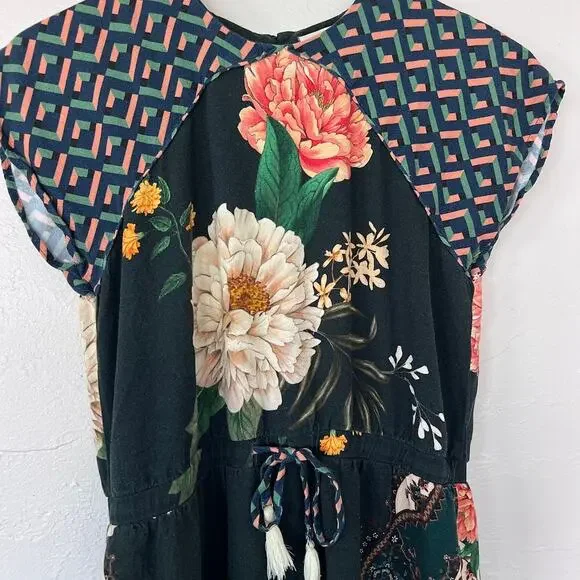 FARM Rio Delicate Tapestry Floral Midi Dress Medium - Picture 5 of 7